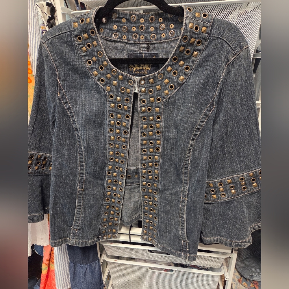 Embellished Denim Jean Jacket